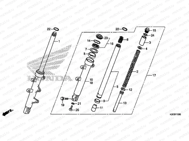 F-11 FRONT FORK