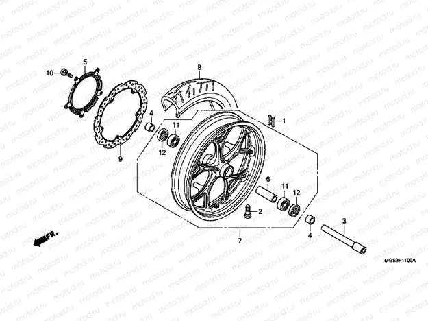 F-11 FRONT WHEEL