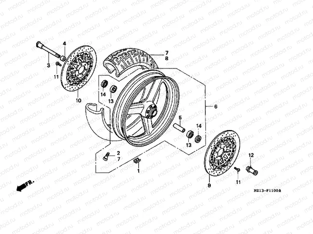 F-11 FRONT WHEEL