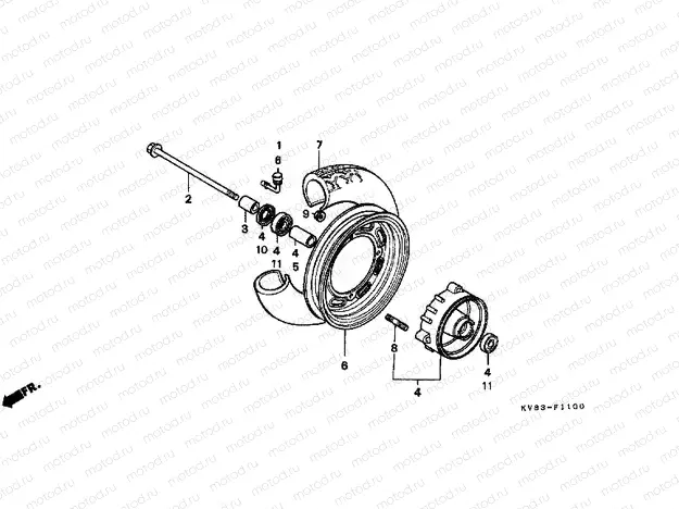 F-11 FRONT WHEEL