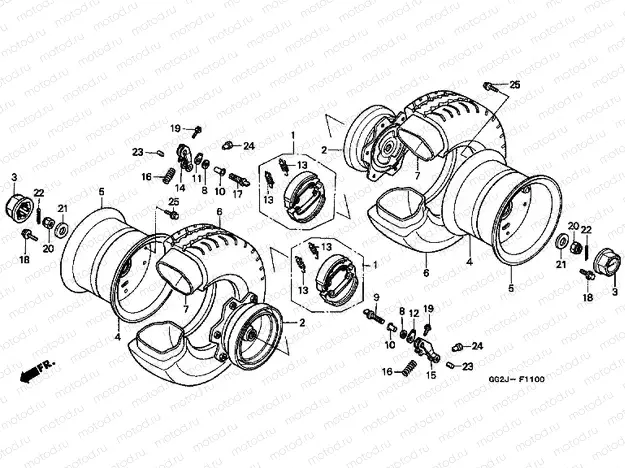 F-11 REAR WHEEL