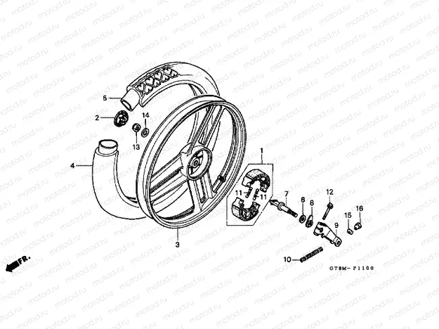 F-11 REAR WHEEL