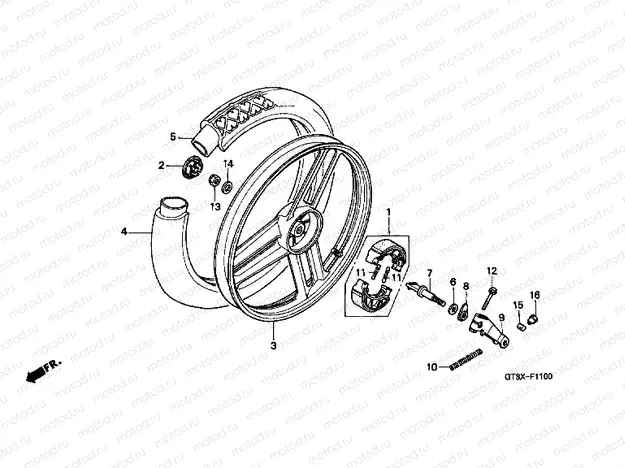 F-11 REAR WHEEL
