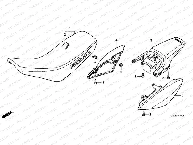 F-11 SEAT / REAR FENDER