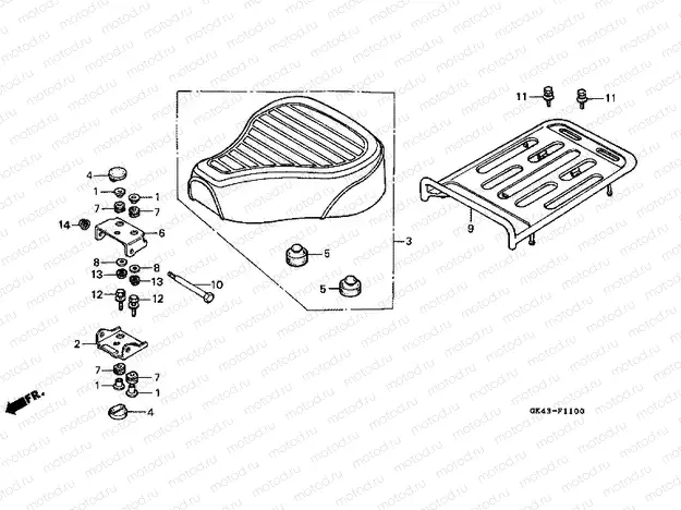 F-11 SEAT / TRUNK (C50DF / DG)