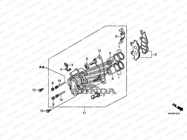 F-12-10 FRONT BRAKE CALIPER