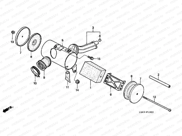 F-12-2 AIR FILTER (ST70L)