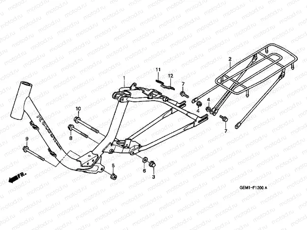 F-12 FRAME HOUSING