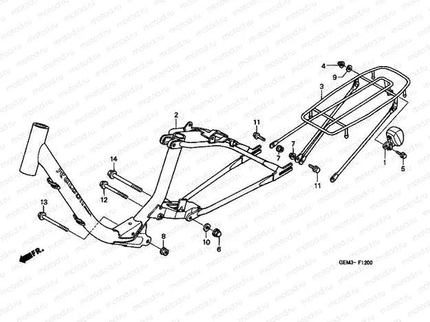 F-12 FRAME HOUSING