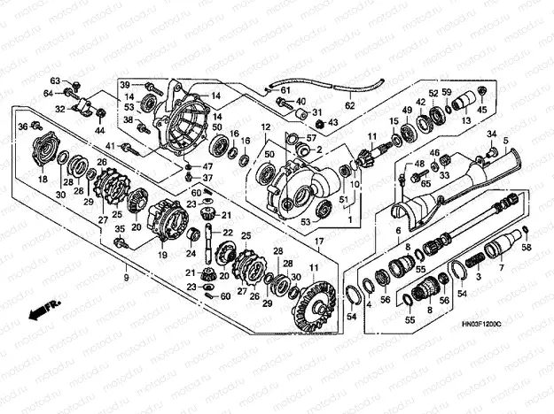F-12 FRONT MAIN GEAR