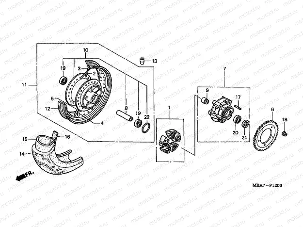 F-12 REAR WHEEL