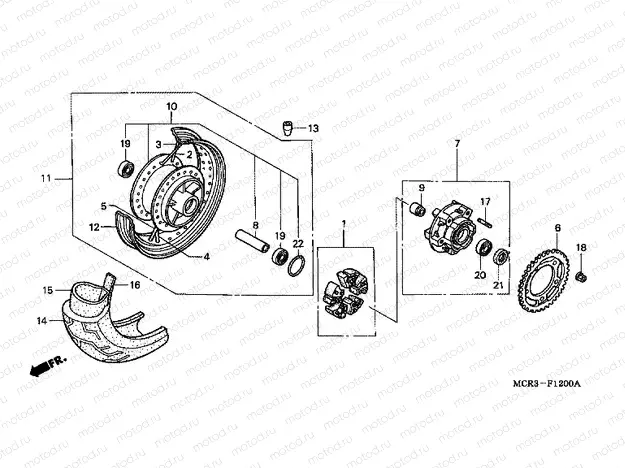 F-12 REAR WHEEL