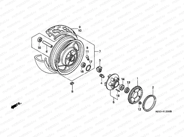 F-12 REAR WHEEL