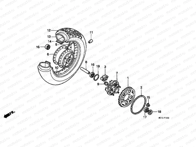 F-12 REAR WHEEL