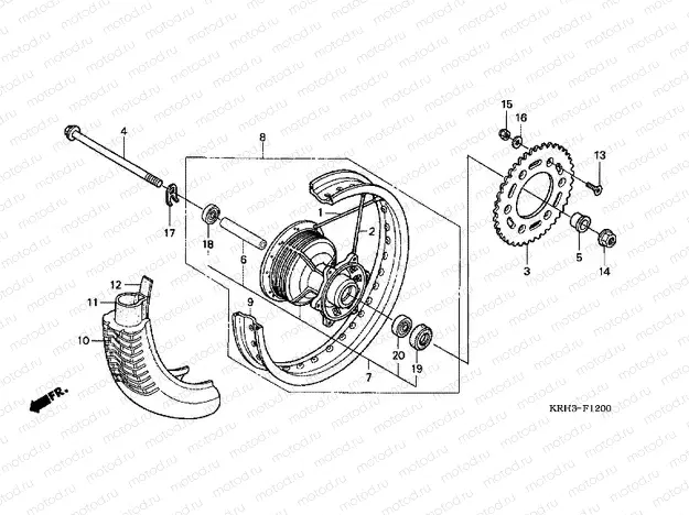 F-12 REAR WHEEL