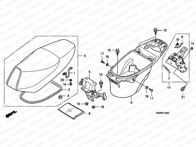 F-12 SEAT / LUGGAGE BOX