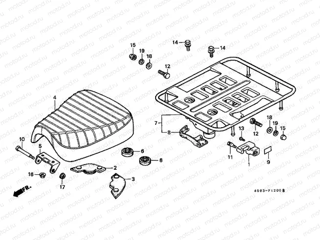 F-12 SEAT / REAR HOLDER