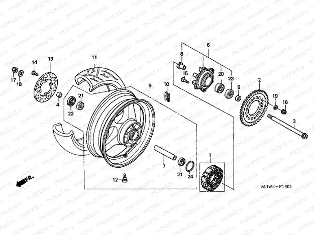 F-13-1 REAR WHEEL (2)