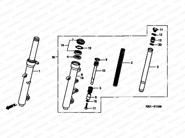 F-13 FRONT FORK