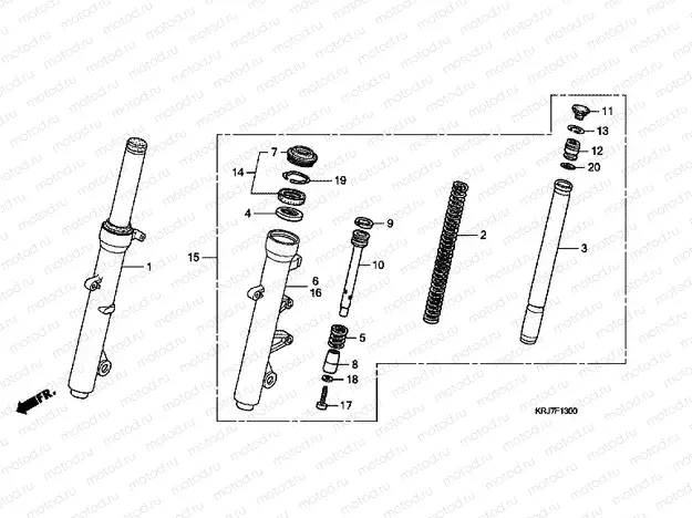 F-13 FRONT FORK