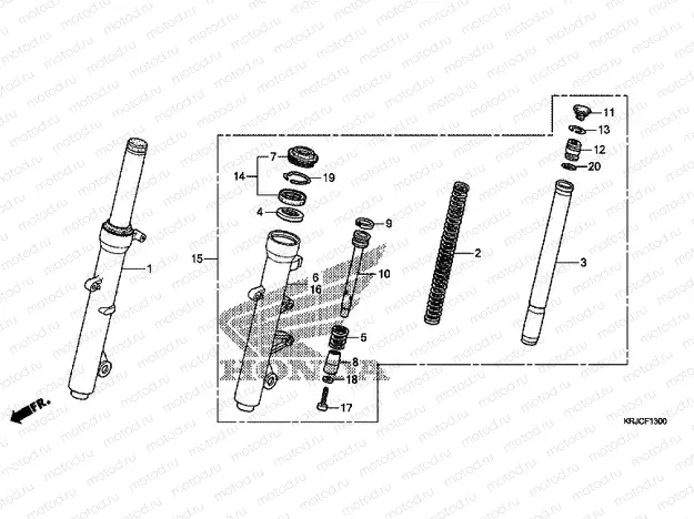 F-13 FRONT FORK