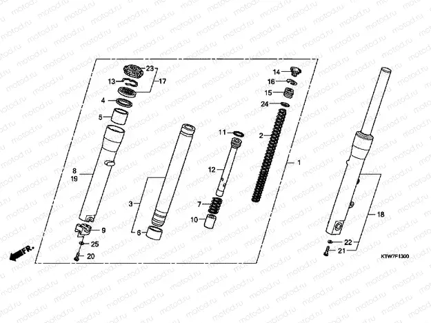 F-13 FRONT FORK