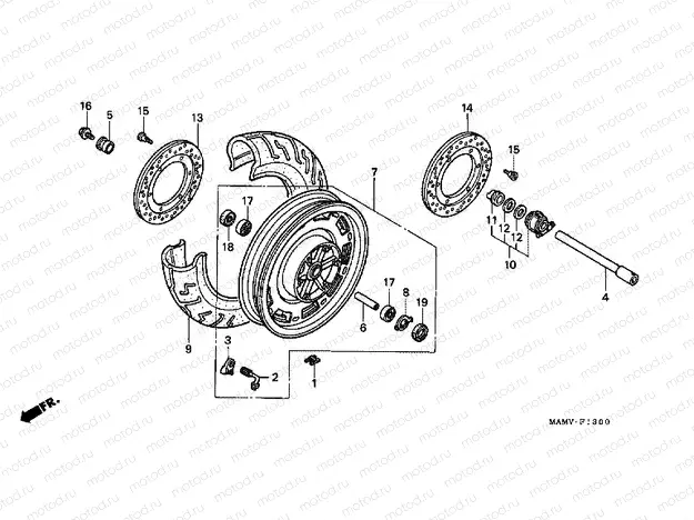 F-13 FRONT WHEEL