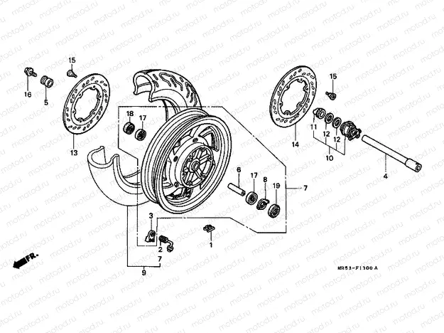 F-13 FRONT WHEEL