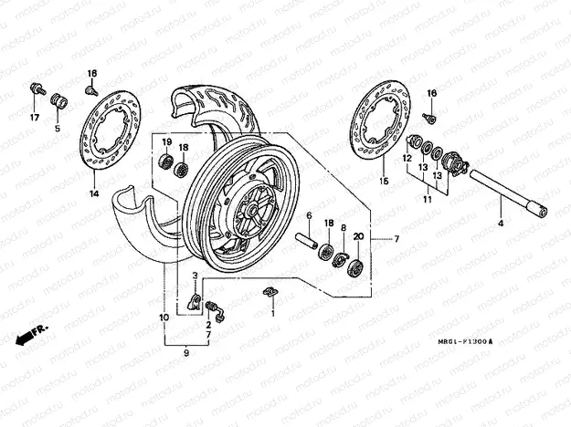F-13 FRONT WHEEL