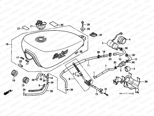 F-13 FUEL TANK