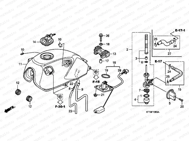 F-13 FUEL TANK