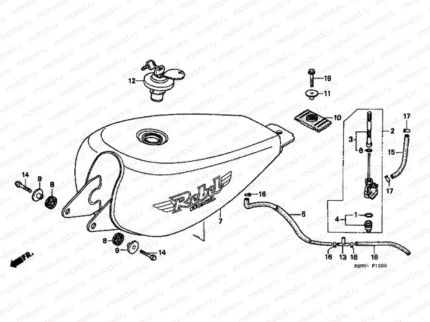 F-13 FUEL TANK