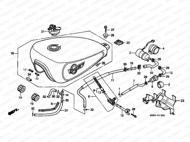 F-13 FUEL TANK / FUEL PUMP
