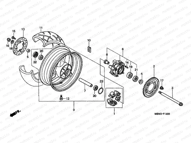 F-13 REAR WHEEL (1)