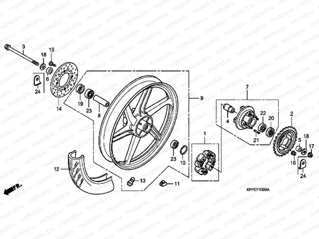 F-13 REAR WHEEL