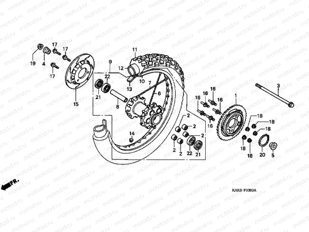 F-13 REAR WHEEL