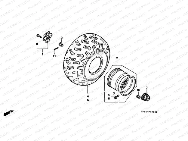 F-13 REAR WHEEL