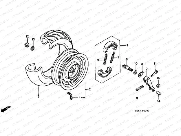 F-13 REAR WHEEL
