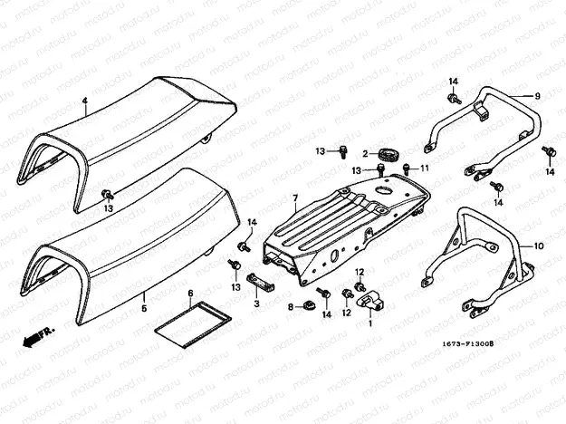 F-13 SEAT / REAR ENGINE HOUSING