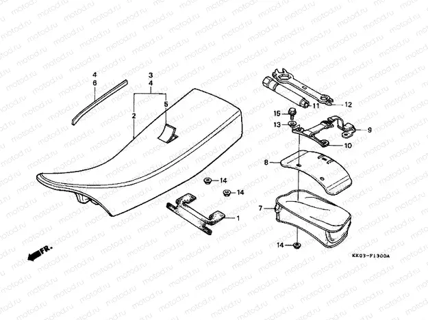 F-13 SEAT / TOOLS