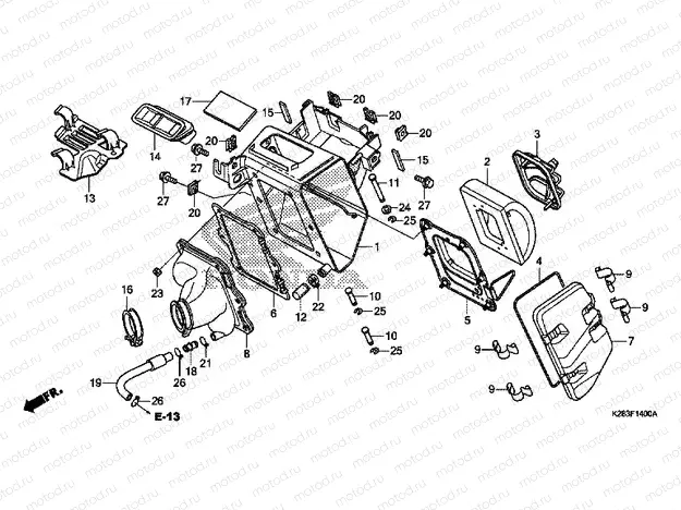 F-14 AIR CLEANER