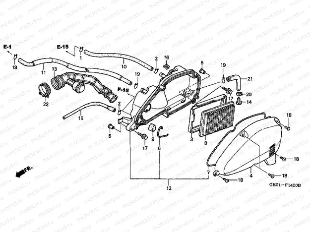F-14 AIR FILTER (NPS503)