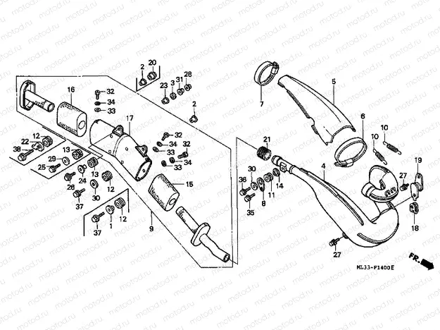 F-14 EXHAUST RESONATOR CHAMBER