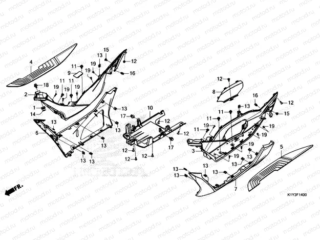 F-14 FLOOR STEP