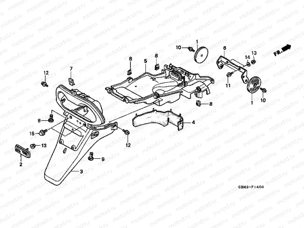 F-14 REAR FENDER