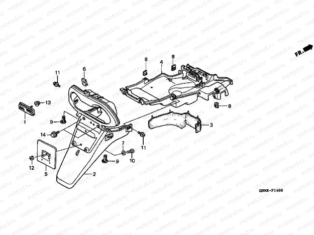 F-14 REAR FENDER