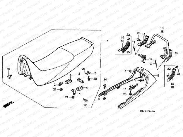 F-14 SEAT / REAR ENGINE HOUSING