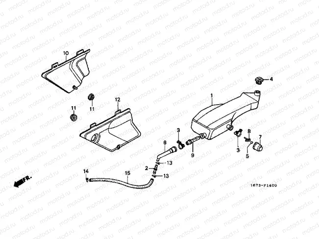 F-14 SIDE COVER / OIL TANK