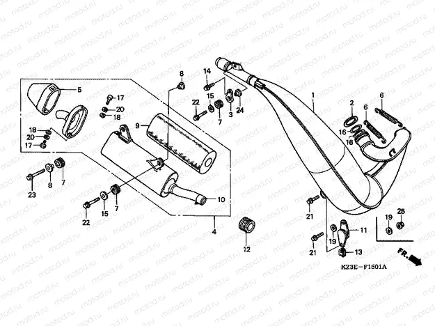 F-15-1 EXHAUST RESONATOR CHAMBER (2)