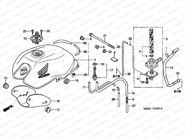 F-15-1 FUEL TANK (CBF600N / NA)
